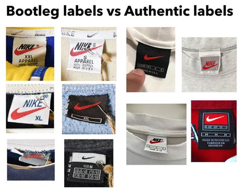 vintage nike white labels